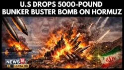 IRAN DESTROYED! | U.S. Deploys Massive 5,000-Pound Bunker Buster Bomb Near Strait of Hormuz | 4K