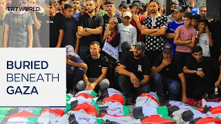 Remains of 106 Palestinians recovered from beneath Gaza’s rubble