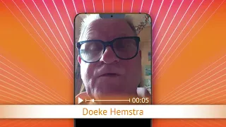 TV Oranje app video message - Doeke Hemstra