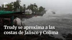 Huracán Trudy amenaza con lluvias torrenciales y oleaje elevado en el Pacífico