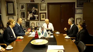 Prof. Haberal Hosted the Karabakh University Delegation and the Minister of Culture of Gagauzia i...