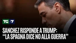 Sanchez risponde a Trump: “La Spagna dice no alla guerra”