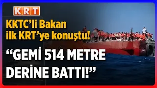 TRNC Minister Erhan Arıklı Announces Latest Situation! "The Ship Has Completely Sunk, It Is at a ...
