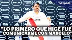 PRESENTACIÓN DE CHACHO COUDET EN RIVER: "QUIERO UN EQUIPO PROTAGONISTA, COMO LO PIDE LA HISTORIA"
