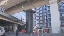 内部の“水抜き”が関係か…大阪中心部で“巨大な管” 地上13mせり上がる　【報道ステーション】(2026年3月11日)