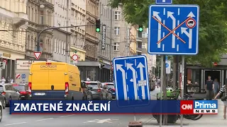 Turkova kauza poukazuje na dopravní chaos. Značky v Praze matou řidiče, expert shrnul pravidla
