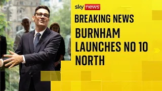Burnham opens northern branch of Downing Street
