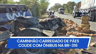 Bus and truck collision leaves two dead and three injured on BR-316 | Meio Norte