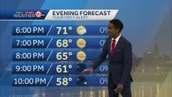 Tuesday closes out with clear conditions