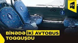 Binədə avtobus qəzası: 22 nəfər xəsarət alıb