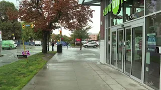 Calls for more protection for workers after a grocery store manager is assaulted