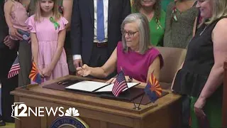 Gov. Hobbs hosts bill signing ceremony
