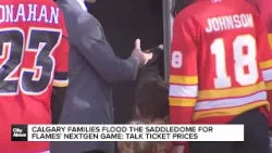 Calgary families flood the Saddledome for Flames’ Nextgen game: Talk ticket prices