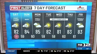 Saturday morning weather forecast (8/15)