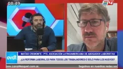 Cremonte: “Esta reforma laboral es la destrucción del derecho del trabajo” Cremonte: “Esta reforma laboral es la destrucción del derecho del trabajo”