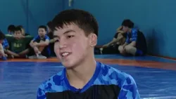 Эркин күрөштүн жаш жылдызы Адилет Муканбетов