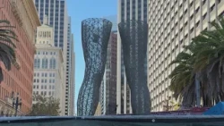‘Good riddance’: Opinions divided as giant naked woman sculpture at Embarcadero comes down