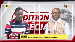 Senate: Patrice TALON, President! Quite naturally?