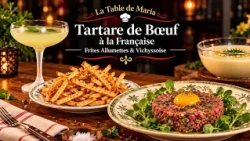 La Table de Maria: Tartare de Bœuf à la Française | Frites Allumettes & Vichyssoise