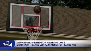 Two Oconomowoc sisters say 'hearing aids are cool' and prove it with their annual LemonAID Stand
