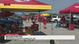Fans gather to celebrate ahead of last Chiefs preseason game