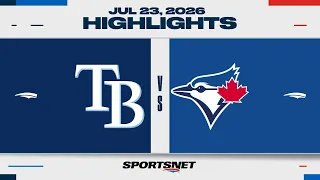 MLB Highlights | Rays vs. Blue Jays - July 23, 2026