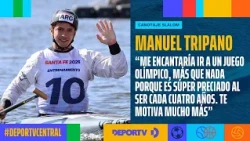 Manuel Tripano, oro en canotaje slalom de los Juegos Suramericanos Santa Fe 2026, en DEPORTV Central
