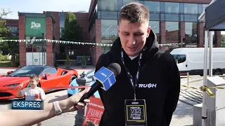 Sports cars in the Jaworzno town square. And all for a good cause