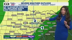 DFW Weather: Severe storms possible next week. A pleasant Sunday following a chilly morning.