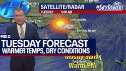 Tampa weather | quiet, dry day starts cool on April 23, 2024