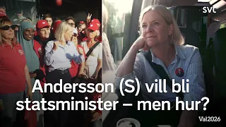 Magdalena Andersson (S) vill bli statsminister – men vill inte säga hur