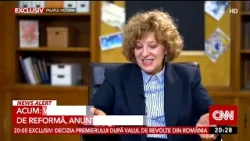 Vicepremierul Oana Gheorghiu, interviu exclusiv la Antena 3 CNN