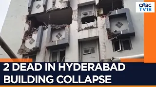 Hyderabad Building Collapse: 7-Storey Structure Caves In, 2 Killed | N18V | CNBC TV18