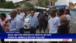 En el sector Proyecto Cristal en Santo Domingo Oeste piden el arreglo de sus calles