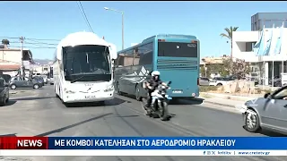 Στους δρόμους του Ηρακλείου με τα τουριστικά λεωφορεία