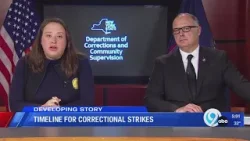 Timeline for correctional strikes