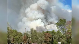 Latest News | Evacuations underway as 120-acre wildfire burns in Logan County