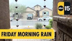 Rainfall Friday Morning in Buckeye Area