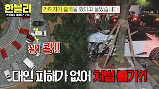[Hanbly] Speeding on a curve leads to a collision with 3 parked cars?! The culprit left the count...