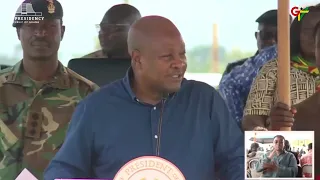 President Mahama's Speech at the Sod cutting ceremony for a 24-hour economy market at Assin Bereku