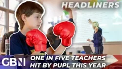 One in five teachers HIT by a pupil this school year! - 'It's about DISCIPLINE!'