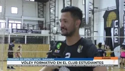 Fernando do Espíritu Santo - Vóley formativo en el club Estudiantes de Paraná