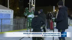 Mihalik Andrással jégkorongoztak a Salgótarjániak