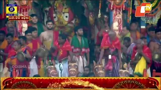 Lord Balabhadra Offered Traditional Poda Pitha by Mausi Maa During Bahuda Yatra