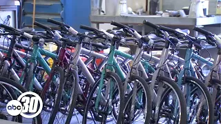 Fresno State bike safety camp teaches students safe riding skills