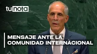 Nasry Asfura highlights institutional reform topics at the UN General Assembly