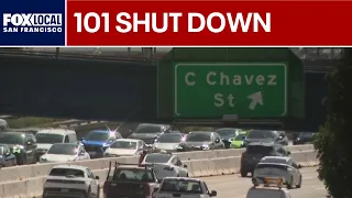 Highway 101 in San Francisco shuts down all weekend