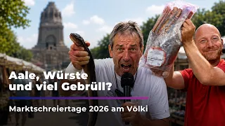 Eels, Sausages, and Shouting: Leipzig’s Loudest Vendors at the Völki! | Sachsen Fernsehen