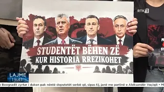 Studentët nisen nga Qendra e Studentëve drejt sheshit “Skënderbeu” në protestë ndaj aktgjykimit