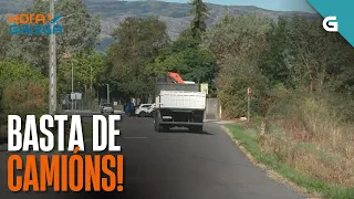 Basta de camións! Piden limitar o tráfico | HORA GALEGA